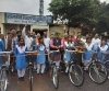 नवमी की छात्राओं को मिली साइकिल, चेहरों पर छलकी खुशी