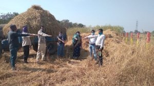गोठान में पैरादान के साथ ली मनरेगा जन आंदोलन की शपथ