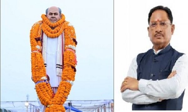 लरंग साय की प्रतिमा का मुख्यमंत्री विष्णुदेव साय ने किया वर्चुअल अनावरण