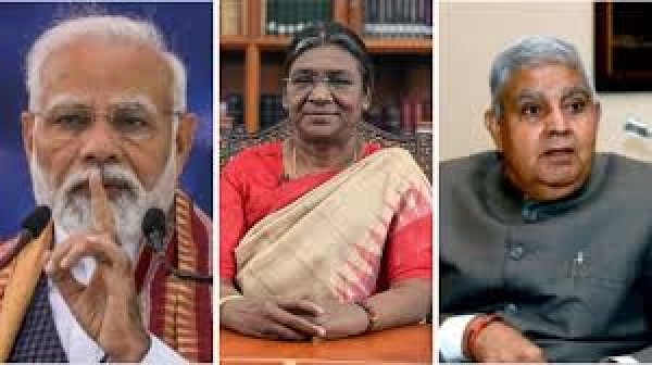 राष्ट्रपति श्रीमती मुर्मू एवं उपराष्ट्रपति धनखड़ एवं मुख्यमंत्री  विष्णु देव साय ने राज्यपाल रमेन डेका को जन्मदिवस पर दी शुभकामनाएं