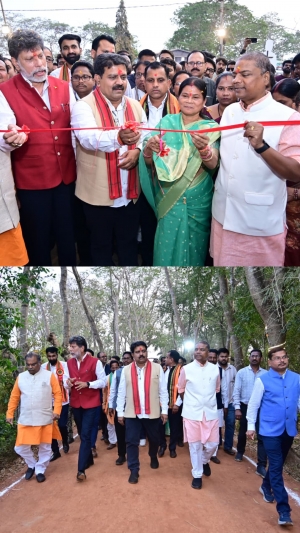 बस्तरवासियों को मिली सुकून और स्वाभिमान की सौगात जनजातीय गौरव वाटिका का भव्य लोकार्पण