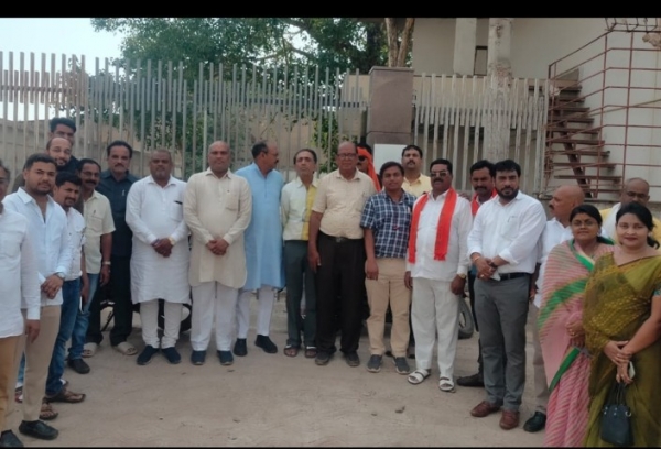 जैन साध्वी का स्वागत दुर्ग भाजपा द्वारा