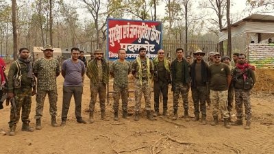  अबूझमाड़ के महाराष्ट्र सीमा पर खुला सुरक्षा एवं जन सुविधा कैंप