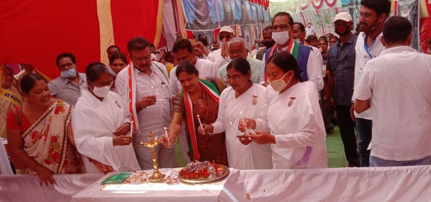 सत्यम शिवम सुंदरम भव्य आध्यात्मिक झांकी ,प्रजापिता ब्रह्माकुमारी ईश्वरीय विश्वविद्यालय का आयोजन