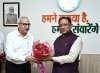 मुख्यमंत्री विष्णु देव साय से भिलाई स्टील प्लांट के नवनियुक्त निदेशक चित्त रंजन महापात्र ने की सौजन्य मुलाकात
