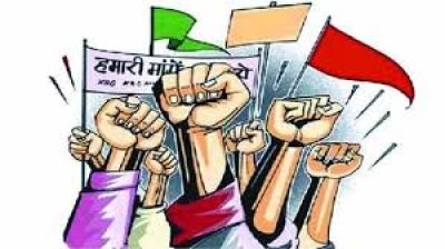 सरकार की दुर्भावना से सहकारी समिति, बैंक कर्मचारी और उपार्जन केंद्रों के कंप्यूटर ऑपरेटर आंदोलित
