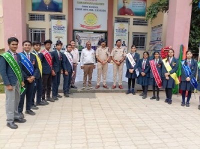 'सुरक्षित बचपन&ndash;सुरक्षित भविष्य' अभियान: महानदी एकेडमी में पुलिस ने बच्चों को किया जागरूक
