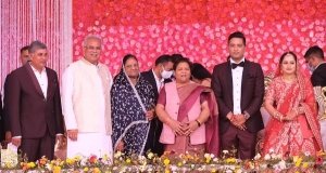 राज्यपाल उइके मुख्यमंत्री के सुपुत्र के आशीर्वाद समारोह में हुईं शामिल