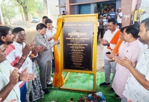 कोरबा में 40 लाख की सड़क का भूमिपूजन: मंत्री लखनलाल देवांगन बोले&mdash;ढाई साल में 1000 करोड़ के विकास कार्य स्वीकृत