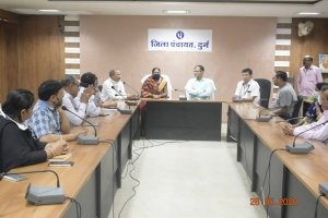 कलेक्टर अंकित आनंद,जिला पंचायत सीईओ, अपर कलेक्टर को दी गई भावभीनी विदाई