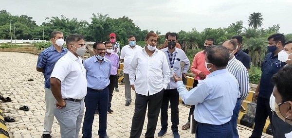 परिवहन मंत्री अकबर ने निर्माणाधीन ड्रायविंग ट्रेनिंग एण्ड रिसर्च इंस्टीट्यूट का किया निरीक्षण
