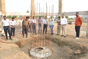 खुड़िया वाटर ट्रीटमेंट प्लांट का मिशन संचालक श्री शुक्ला ने किया निरीक्षण