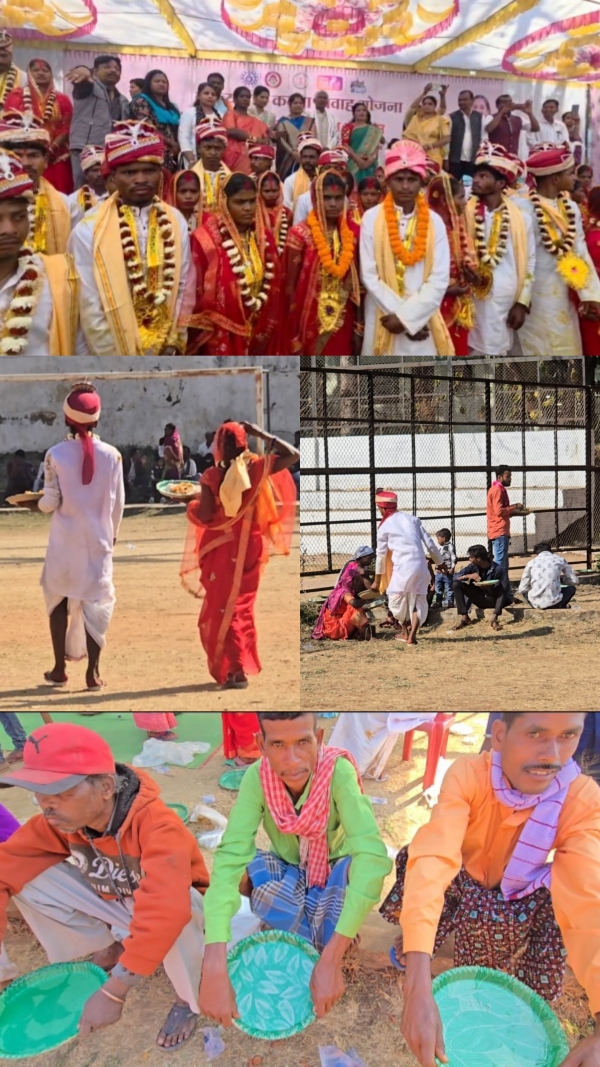 280 जोड़ों का सामूहिक विवाह ऐतिहासिक, पर भोजन व्यवस्था पर उठे सवाल