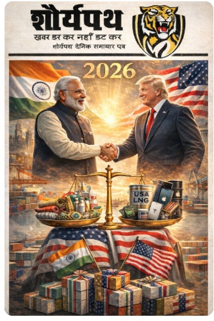 व्यापार, दबाव और भारत की रणनीतिक परीक्षा अमेरिका–भारत 2026 समझौता: राहत की साँस या महँगी मजबूरी?
