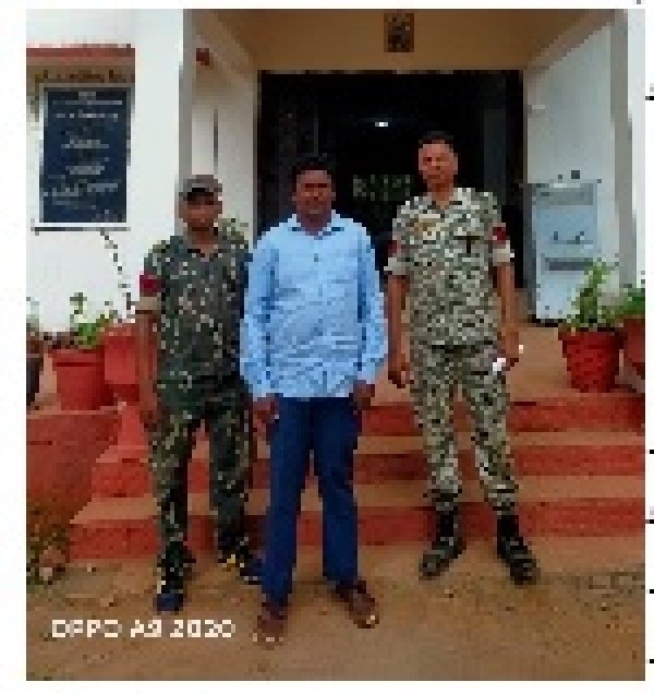 डिमांड ड्राफ्ट लूट कर रायपुर के व्यवसायी का किया गया था अपहरण आरोपी मानकु राम बघेल को पुलिस ने किया गिरफ्तार,