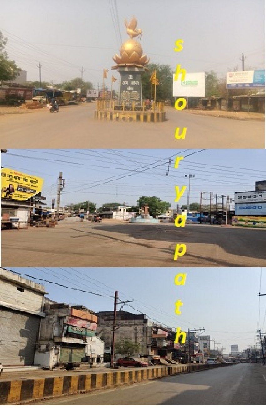 बेहद सख्त लॉकडाउन, मार्केट में पसरा सन्नाटा -पुलिस एवं निगम की टीम कर रही मॉनिटरिंग