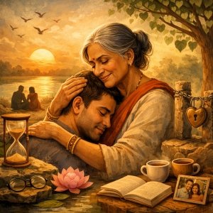 बड़ी उम्र की औरत का प्यार: शोर नहीं, सुकून है ....