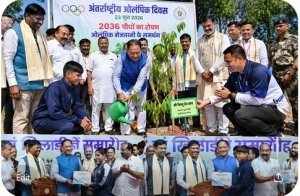 2036 पौधों के रोपण से ओलंपिक मेजबानी के संकल्प को मिली नई ऊर्जा