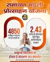 पंजीकृत 4850 मानस मंडलियों को मिली 2.43 करोड रूपए की प्रोत्साहन राशि