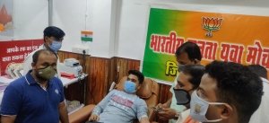 सेवा ही संगठन अभियान -  रक्तदान शिविर आज है जरूरत बचाइए जान , आप भी करिए रक्तदान - जीत हेमचंद यादव
