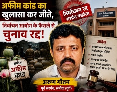 शपथ-पत्र में &lsquo;सच&rsquo; छुपाना पड़ा भारी: समोदा सरपंच अरुण गौतम का चुनाव रद्द, पद से बर्खास्त