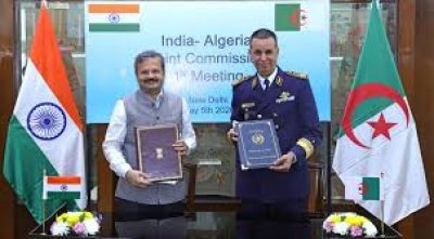 भारत-अल्जीरिया रक्षा संबंधों को नई मजबूती: संयुक्त आयोग की पहली बैठक में सैन्य सहयोग विस्तार पर सहमति