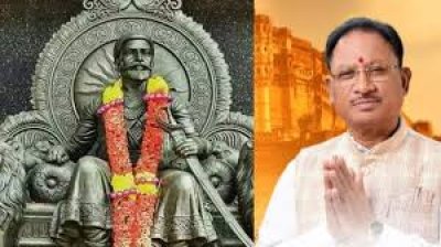 मुख्यमंत्री श्री विष्णुदेव साय ने छत्रपति शिवाजी महाराज की जयंती पर उन्हें किया नमन