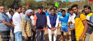 राहुल गांधी कप कबड्डी प्रतियोगिता बीरनपाल के उद्घाटन समारोह में पहुंचे विधायक जगदलपुर एवं संसदीय सचिव रेखचंद जैन
