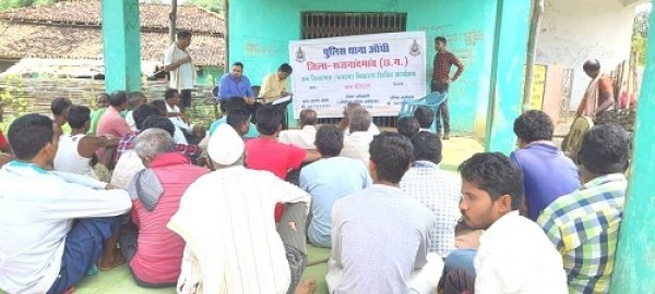 औंधी पुलिस द्वारा जन चौपाल लगाकर नशामुक्ति अभियान चलाया गया