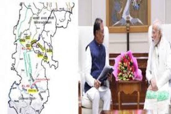 मुख्यमंत्री विष्णु देव साय ने प्रधानमंत्री नरेन्द्र मोदी से बहुउद्देशीय बोधघाट बांध परियोजना और इंद्रावती-महानदी इंटरलिंकिंग परियोजना के संबंध में की चर्चा