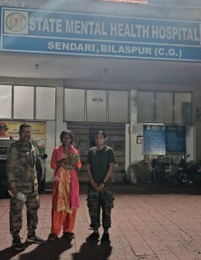 कबीरधाम पुलिस की मानवीय पहल: अज्ञात मानसिक रूप से अस्वस्थ महिला को सुरक्षित उपचार के लिए सेंदरी मानसिक स्वास्थ्य केंद्र में कराया भर्ती