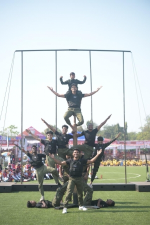 नारायणपुर के मलखम्भ खिलाड़ियों ने बस्तर ओलम्पिक में किया हैरतअंगेज प्रदर्शन