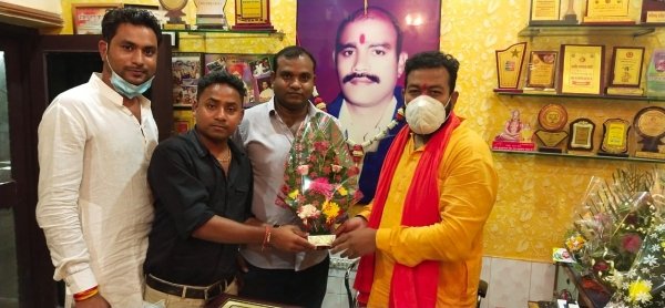 युवा नेता सुनील निर्मलकर ने भाजपा प्रदेश अध्यक्ष अमित साहू  से सौजन्य मुलाकात की