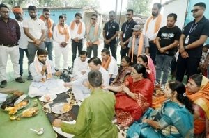 निगम के 06 वार्डो में होंगे 01 करोड़ 08 लाख रू. के नये विकास कार्य :  उद्योग मंत्री लखनलाल देवंागन के मुख्य आतिथ्य एवं महापौर श्रीमती संजूदेवी राजपूत की अध्यक्षता में किया गया इन विकास कार्यो का भूमिपूजन