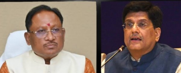 नई दिल्ली: केंद्रीय मंत्री पीयूष गोयल के साथ सीएम साय की महत्त्वपूर्ण बैठक 