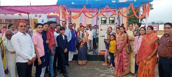 बिरगुडी में पेट्रोल पंप खुलने से लोगों में हर्ष