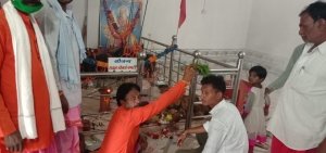 नगरी में माता पहुंचानी का आयोजन