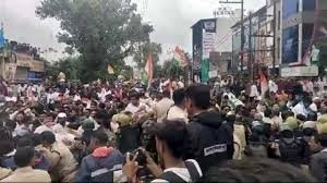बिगड़ती कानून व्यवस्था को लेकर कांग्रेस का सरकार पर बड़ा हमला विधानसभा घेराव, पुलिस और प्रदर्शनकारियों के बीच झड़प