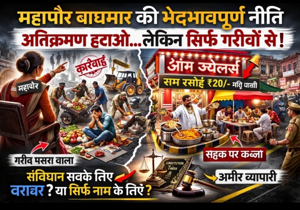 अतिक्रमण हटाओ, लेकिन चुन-चुनकर! दुर्ग में महापौर अलका बाघमार की भेदभावपूर्ण नीति फिर बेनकाब