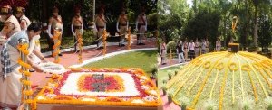 राज्यपाल, मुख्यमंत्री एवं गृहमंत्री ने शहीद वाटिका में शहीदों को दी श्रद्धांजलि..