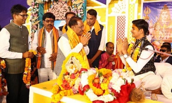 सनातन परंपरा और आध्यात्मिक चेतना का सशक्त संगम है शिव पुराण: मुख्यमंत्री श्री विष्णु देव साय