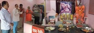 बर्फानी आश्रम में मनाया गया सीयाराम मंदिर भूमिपूजन का उत्सव