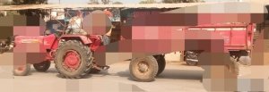 जब्त ट्रैक्टर के बेरिंग अन्य पार्ट्स, सांकरा वन विश्राम गृह से चोरी