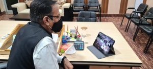 कोविड संक्रमण अवधि में वर्चुवल माध्यम से राज्य के बीमा कंपनियों के साथ नेशनल लोक अदालत के संबंध में बैठक ली गई