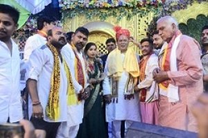 श्रीमद भागवत महापुराण के श्रवण के लिए पहुंचे मुख्यमंत्री  भूपेश बघेल