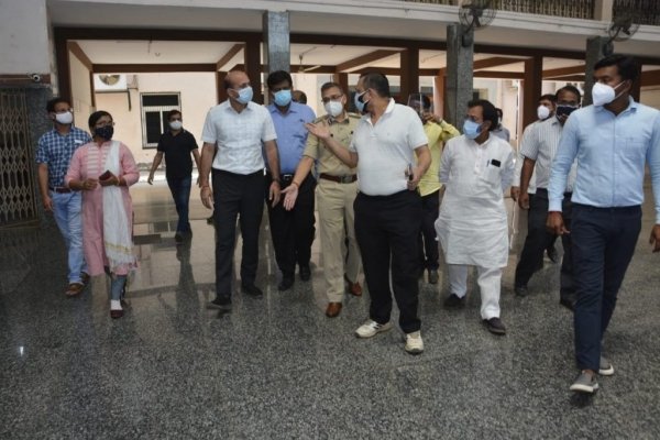 अग्रवाल समाज का कोविड केअर सेंटर आरंभ