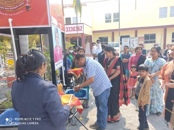 कोरोना के विरुद्ध एक कदम हमारा भी: ब्रिलियंट पब्लिक स्कूल बनारी जांजगीर