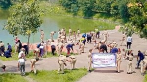 वी. वाय टी कॉलेज के एन .सी.सी. सैनिकों ने पुनीत सागर अभियान चलाया