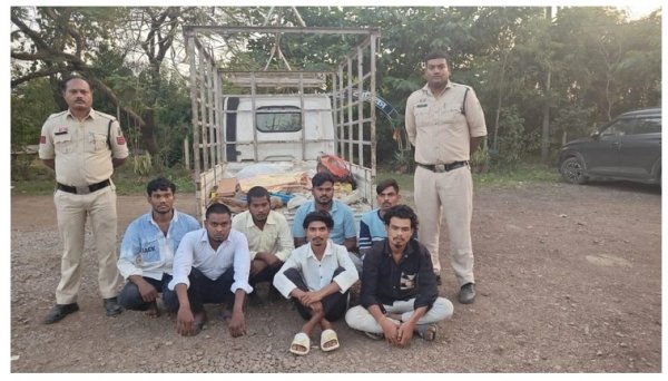 इंडस्ट्रियल एरिया से कॉपर वायर चोरी: पुलिस नाकेबंदी में पूरे गिरोह को 6 लाख कीमती वायर सहित किया गिरफ्तार