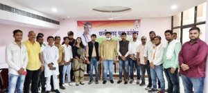 दुर्ग जिला युवा कांग्रेस सोशल मीडिया विभाग की हुई अहम बैठक